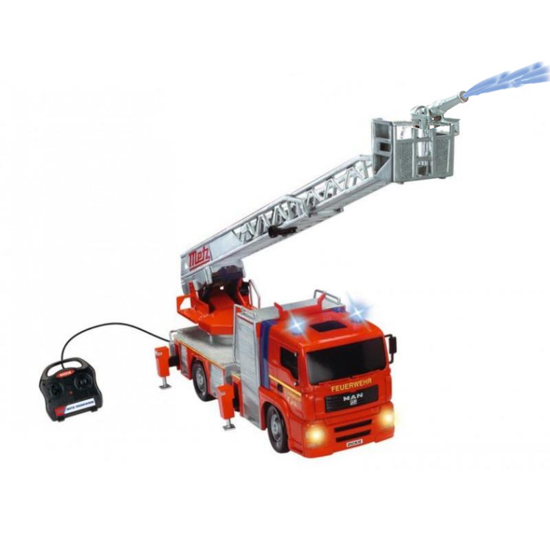 Пожарная машина Man на дистанционном управлении, 50 см., свет, звук, вода  